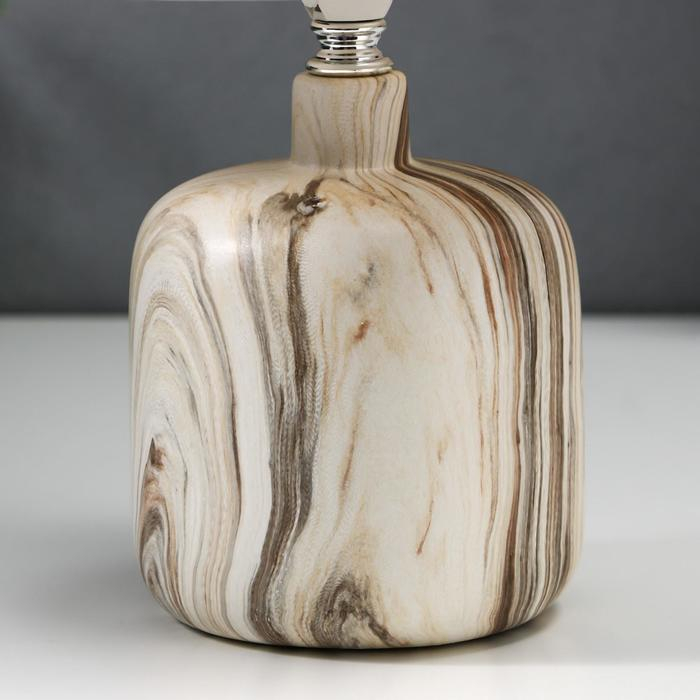 Лампа настольная "Латона" 1х40Вт Е14 бежевый 20х20х33 см RISALUX