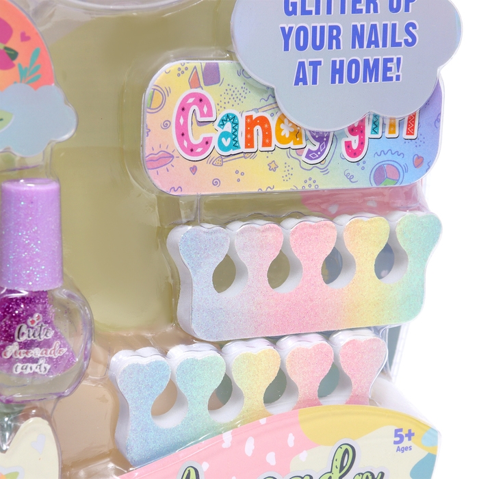 Набор косметики для девочки Набор косметики для девочки "Авокадо", с накладными ногтями