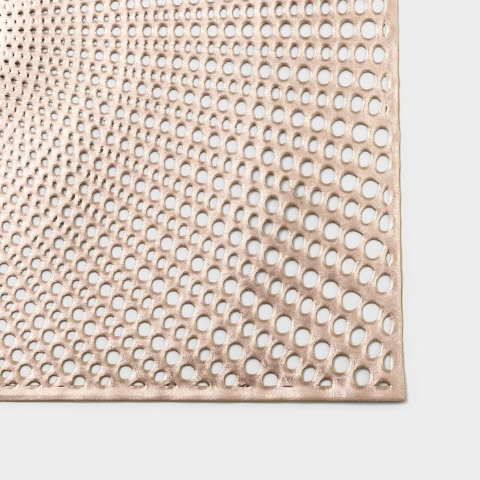 Салфетки сервировочные на стол Доляна &laquo;Ультра&raquo;, 45&times;30 см, 4 шт, цвет золото