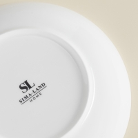 Тарелки глубокие SL Home &laquo;Каскарон&raquo;, 700 мл, d=20 см, набор 2 шт, костяной фарфор, белые