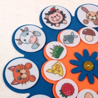 Дидактическая игра "Кто что ест", фетр — 2 мм Дидактическая игра "Кто что ест", фетр — 2 мм