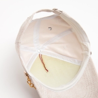 Бейсболка женская MINAKU с цепью цвет бежевый , размер 56-58 Бейсболка женская MINAKU с цепью цвет бежевый , размер 56-58