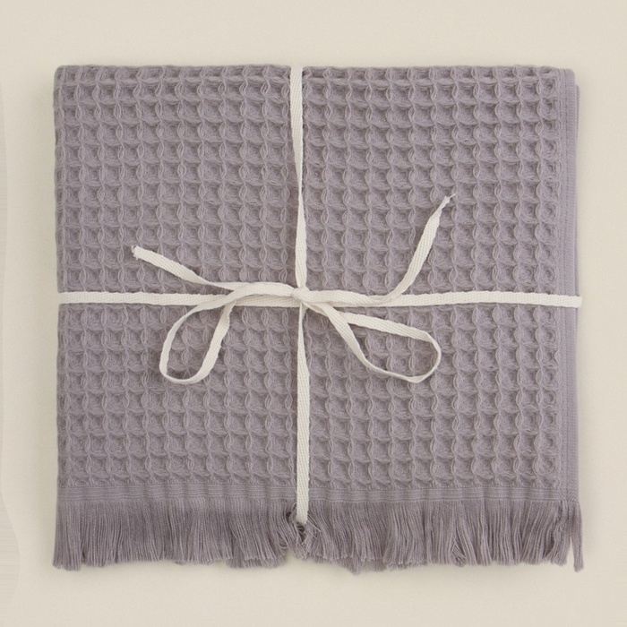 Полотенце вафельное SL HOME: Boho "Софт Мист" 30х60 см, 100% хлопок, 300 г/м2