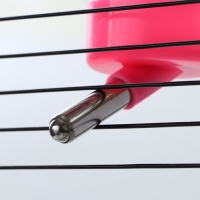 Поилка для клетки, 400 мл, 9 х 6 х 20 см, розовая Поилка для клетки, 400 мл, 9 х 6 х 20 см, розовая