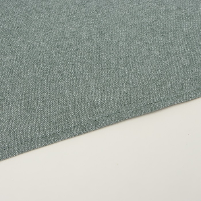 Простыня на резинке SL Home Простыня на резинке SL Home "Деним" 180*200+30 см, цв.оливковый, 100% жатый хлопок