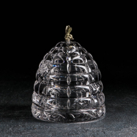 Ёмкость хрустальная для мёда &laquo;Улей с пчёлкой&raquo;, 200 мл, h=11.8 см