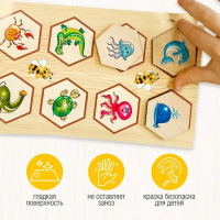 Лото деревянное &laquo;Пчёлка&raquo;