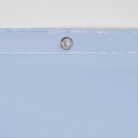 Штора для ванны SAVANNA &laquo;Классик&raquo;, с люверсами, 180&times;180 см, EVA, цвет голубой