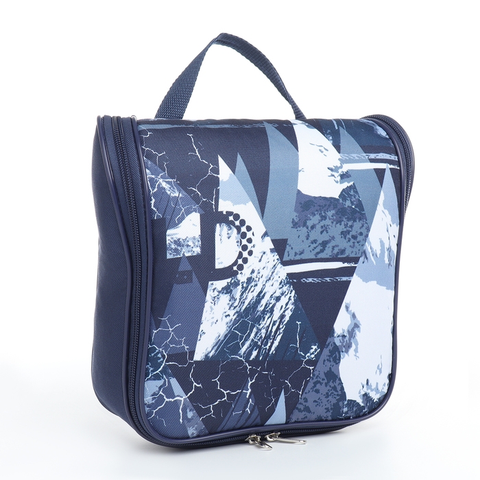 Косметичка-несессер на молнии, цвет синий Косметичка-несессер на молнии, цвет синий