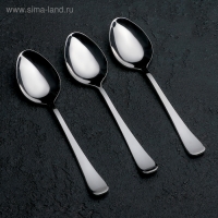 Набор чайных ложек «Росинка», толщина 1,8 мм, на подвеске «Универсал», 3 шт, цвет серебряный Набор чайных ложек «Росинка», толщина 1,8 мм, на подвеске «Универсал», 3 шт, цвет серебряный