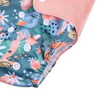 Многоразовый подгузник &laquo;Веточки&raquo;, 3-15 кг, разноцветный, Крошка Я