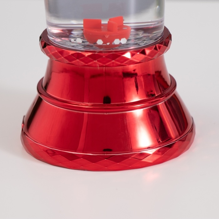 Лава лампа &laquo;Сердце&raquo; LED 3хААА, USB красный 6,5х6,5х23,7см