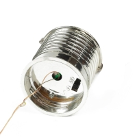 Садовый светильник на солнечной батарее &laquo;Лампочка жёлтая&raquo;, 8 &times; 14 &times; 8 см, 5 LED, свечение белое