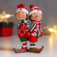 Сувенир полистоун "Помощники Деда Мороза - эльфики" 10,5х5,5х6,5 см Сувенир полистоун "Помощники Деда Мороза - эльфики" 10,5х5,5х6,5 см