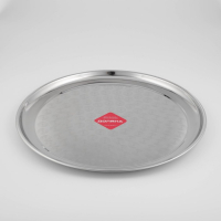 Поднос из нержавеющей стали Доляна &laquo;Индия&raquo;, d=45 см, цвет серебряный