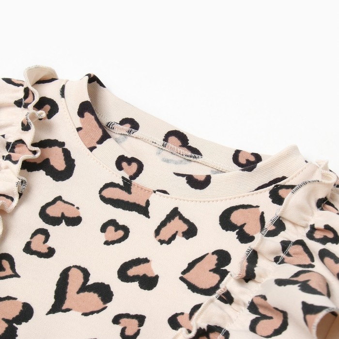 Платье детское KAFTAN Leo love, р. 30 (98-104 см) Платье детское KAFTAN Leo love, р. 30 (98-104 см)