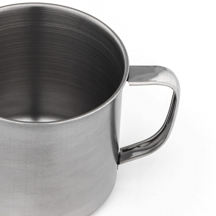 Кружка из нержавеющей стали &laquo;Мэйли&raquo;, 650 мл, d=9 см, цвет хромированный