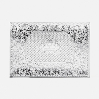 Обложка для паспорта, цвет серебристый Обложка для паспорта, цвет серебристый