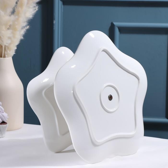 Блюдо керамическое 2-х ярусное «Эстет», d=22/26 см Блюдо керамическое 2-х ярусное «Эстет», d=22/26 см