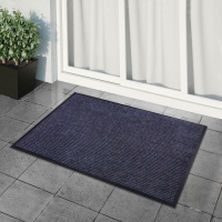 Коврик придверный влаговпитывающий, ребристый, &laquo;Стандарт&raquo;, 90&times;150 см, цвет серый