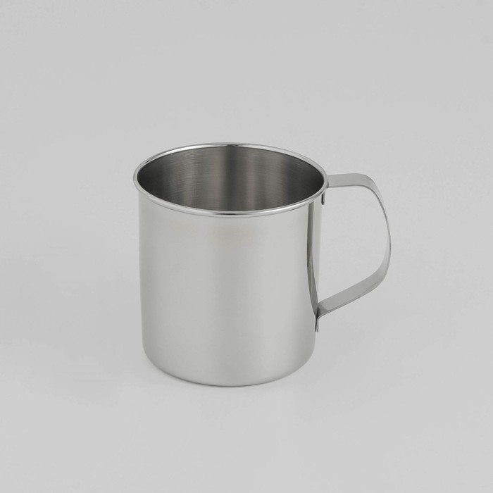 Кружка из нержавеющей стали Доляна &laquo;Индия&raquo;, 500 мл, d=9 см