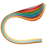 Бумага для квиллинга "Радуга", 10 цветов, (набор 100 шт) 7 мм х 300 мм, 80 г/м2 Бумага для квиллинга "Радуга", 10 цветов, (набор 100 шт) 7 мм х 300 мм, 80 г/м2