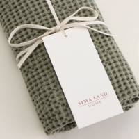 Полотенце вафельное SL HOME: Linen "Олива" 40х70 см, 51% лён, 49% хлопок, 235 г/м2 Полотенце вафельное SL HOME: Linen "Олива" 40х70 см, 51% лён, 49% хлопок, 235 г/м2