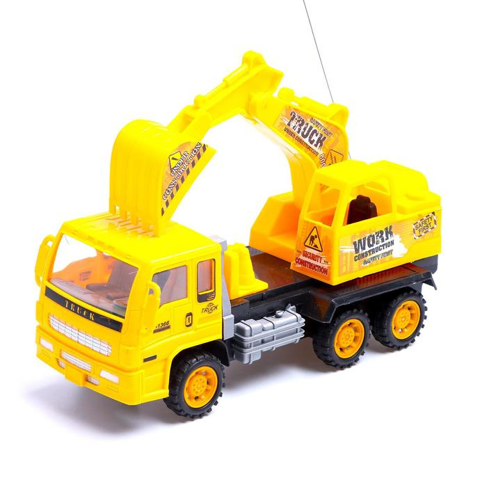 Грузовик радиоуправляемый &laquo;Экскаватор&raquo;, работает от батареек