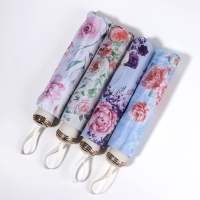 Зонт механический «Букет», эпонж, 4 сложения, 8 спиц, R = 47/55 см, D = 110 см, цвет МИКС Зонт механический «Букет», эпонж, 4 сложения, 8 спиц, R = 47/55 см, D = 110 см, цвет МИКС