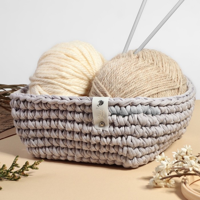 Бирка с кнопкой &laquo;Hand made&raquo;, 8 &times; 1,8 см, 10 шт, цвет матовый/серебряный