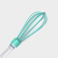 Венчик для взбивания Доляна &laquo;Лёд&raquo;, 25 см, цвет бирюзовый