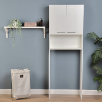 Стеллаж для ванной комнаты, Белый, 66 х 23 х 185 см Стеллаж для ванной комнаты, Белый, 66 х 23 х 185 см