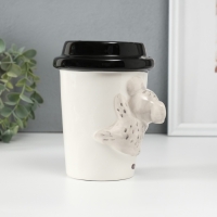 Копилка керамика "Коала с кофе" 10,2х12,8х14,2 см Копилка керамика "Коала с кофе" 10,2х12,8х14,2 см