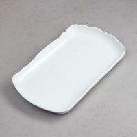 Тарелка Wave, прямоугольная, 2.2 л, фарфор, Иран