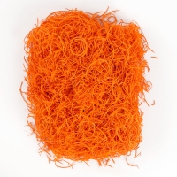 Наполнитель для декора «Сено», 100 гр, цвет оранжевый Наполнитель для декора «Сено», 100 гр, цвет оранжевый