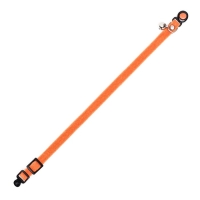 Ошейник кошачий мягкий с бубенчиком, 30 х 1 см, текстиль, оранжевый Ошейник кошачий мягкий с бубенчиком, 30 х 1 см, текстиль, оранжевый