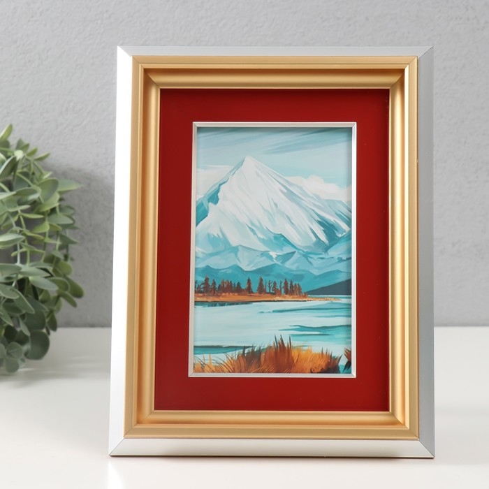 Фоторамка пластик 10х15 см Фоторамка пластик 10х15 см "Алика" 17,5х22,5 см