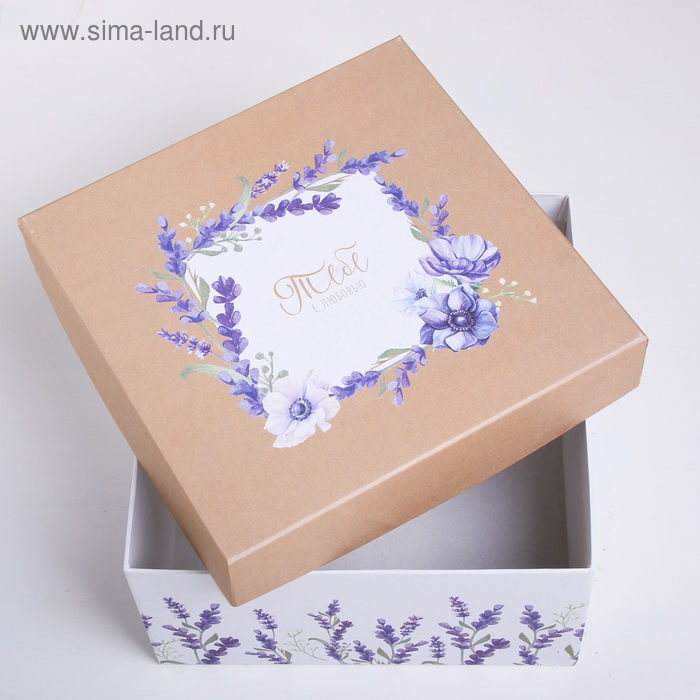 Набор коробок 10 в 1, упаковка подарочная, &laquo;Прованс&raquo;, 10.2 х 10.2 х 6&ndash;28.2 х 28.2 х 15 см