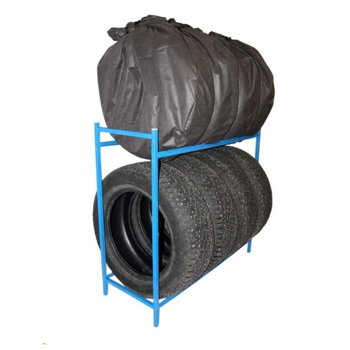 Стеллаж Даяс 125 х 120 см, на 8 колес до R23