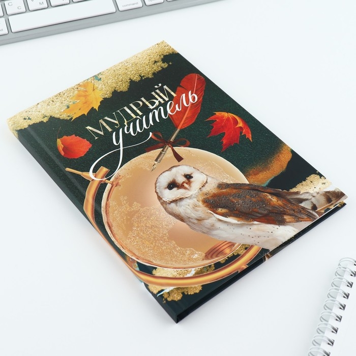 Ежедневник, твёрдая обложка, формат А5, 80 листов &laquo;Учителю: Мудрый учитель&raquo;