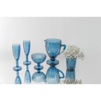 Кувшин для воды стеклянный &laquo;Босфор&raquo;, 1,1 л, цвет синий