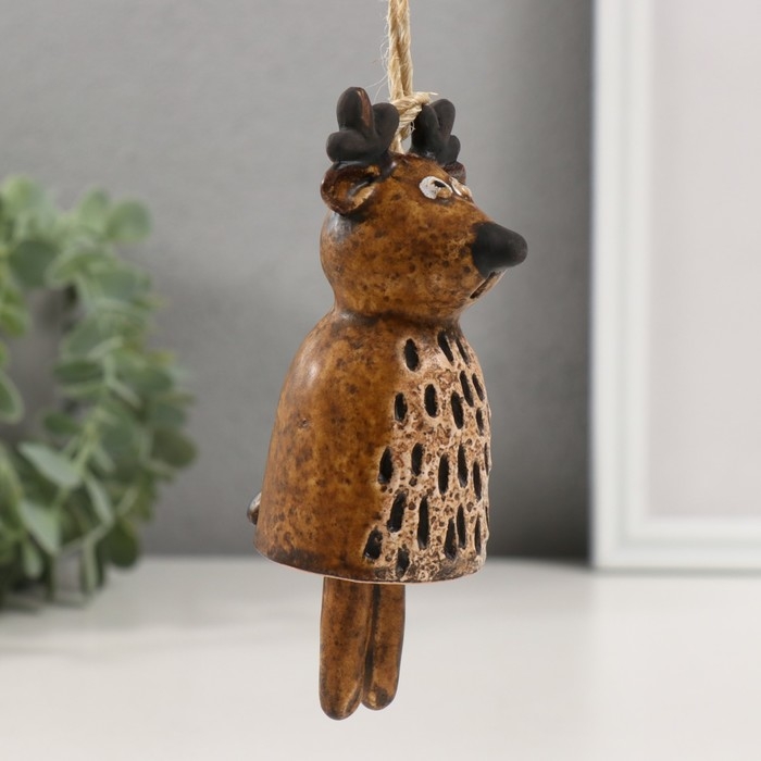 Колокольчик керамика Колокольчик керамика "Оленёнок" 4,7х6,1х9,9 см