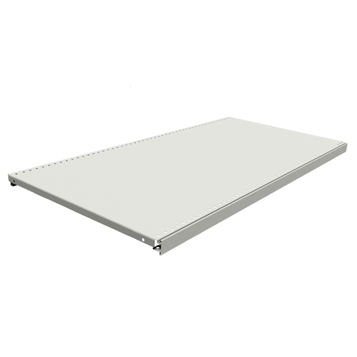 Полка для стеллажа, 50&times;125 см, перфорированная, шаг 2,5 см, цвет белый