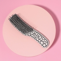 Расчёска массажная, 14,5 × 3 см, цвет белый Расчёска массажная, 14,5 × 3 см, цвет белый