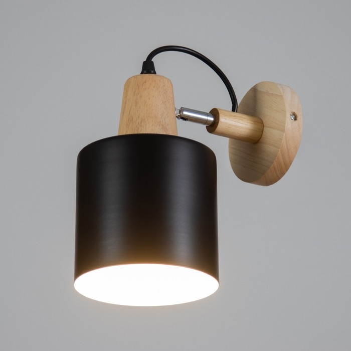 Спот "Бруни" Е27 40Вт черный 13х25х24 см