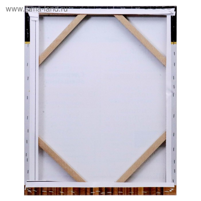 Картина на холсте "Правила дома" 40х50 см