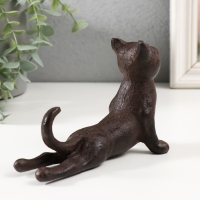Сувенир чугун "Кот - Приветствие солнца" 16х6,5х10 см