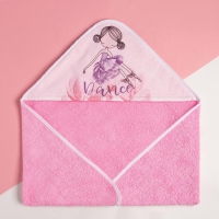 Полотенце детское Крошка Я "Flower dancer", 75х75 см, 100% хлопок. 340г/м2