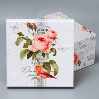 Набор коробок 10 в 1, упаковка подарочная, «Шебби», 10.2 х 10.2 х 6‒28.2 х 28.2 х 15 см Набор коробок 10 в 1, упаковка подарочная, «Шебби», 10.2 х 10.2 х 6‒28.2 х 28.2 х 15 см