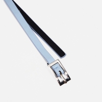 Ремень женский, ширина 1 см, пряжка металл, цвет голубой Ремень женский, ширина 1 см, пряжка металл, цвет голубой